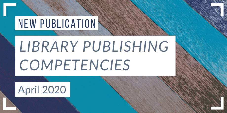 Library Publishing Competencies promo image
